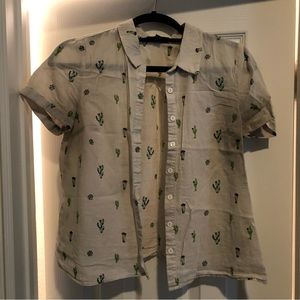 ModCloth Inspired Idealist Button-Down (cacti)